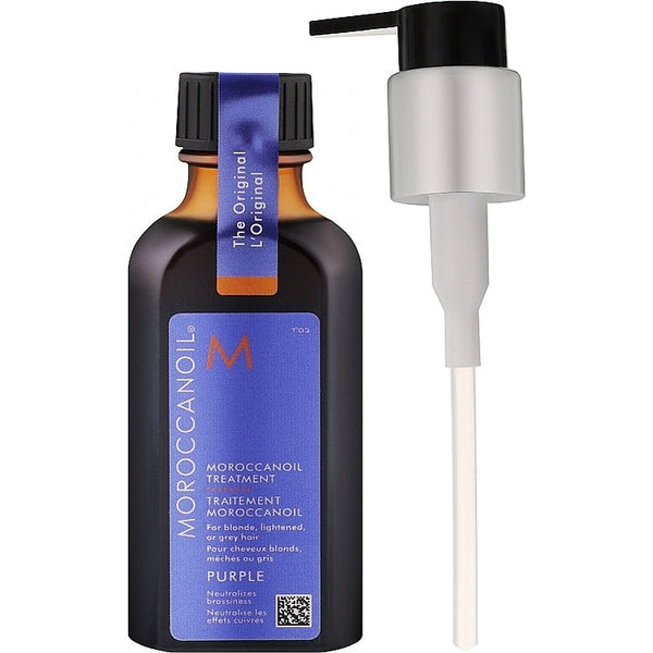 Moroccanoil Treatment Purple 25 ml – sarı və ağarmış saçlar üçün bənövşəyi müalicə yağı