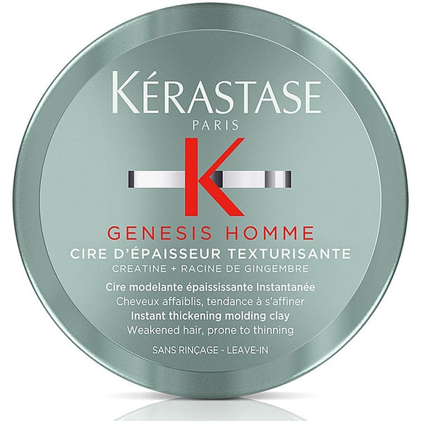 Kérastase Genesis Homme Cire d’Épaisseur Texturisante 75 ml – qalınlıq və tekstura verən clay wax