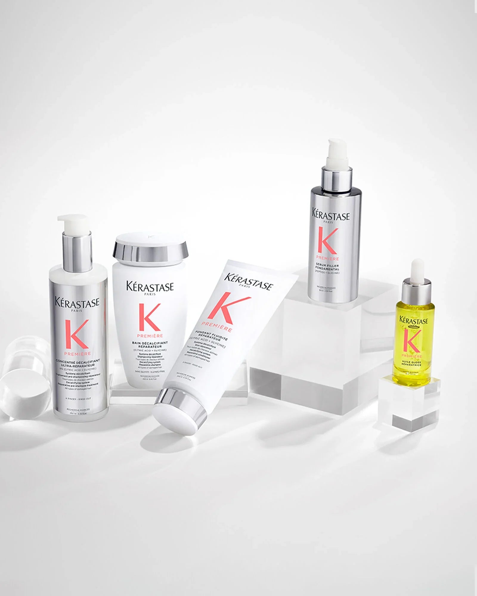Kerastase Première haircare collection — deep repair shampoo, conditioner, mask and treatments for damaged hair