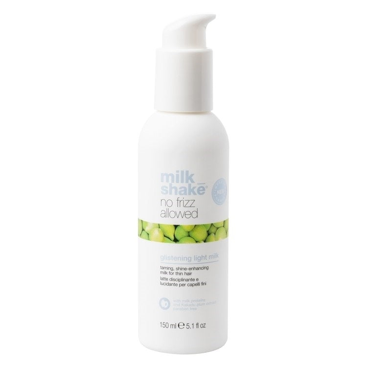 Milk_Shake No Frizz Allowed Glistening Light Milk 150 ml incə və qabaran saçlar üçün yuyulmayan anti-frizz saç südü