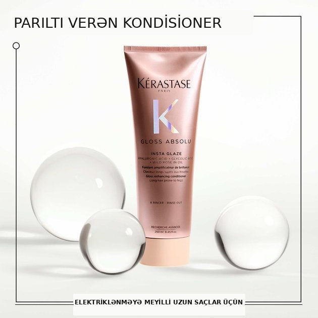 Parlaqlıq üçün hamarlaşdırıcı saç kondisioneri