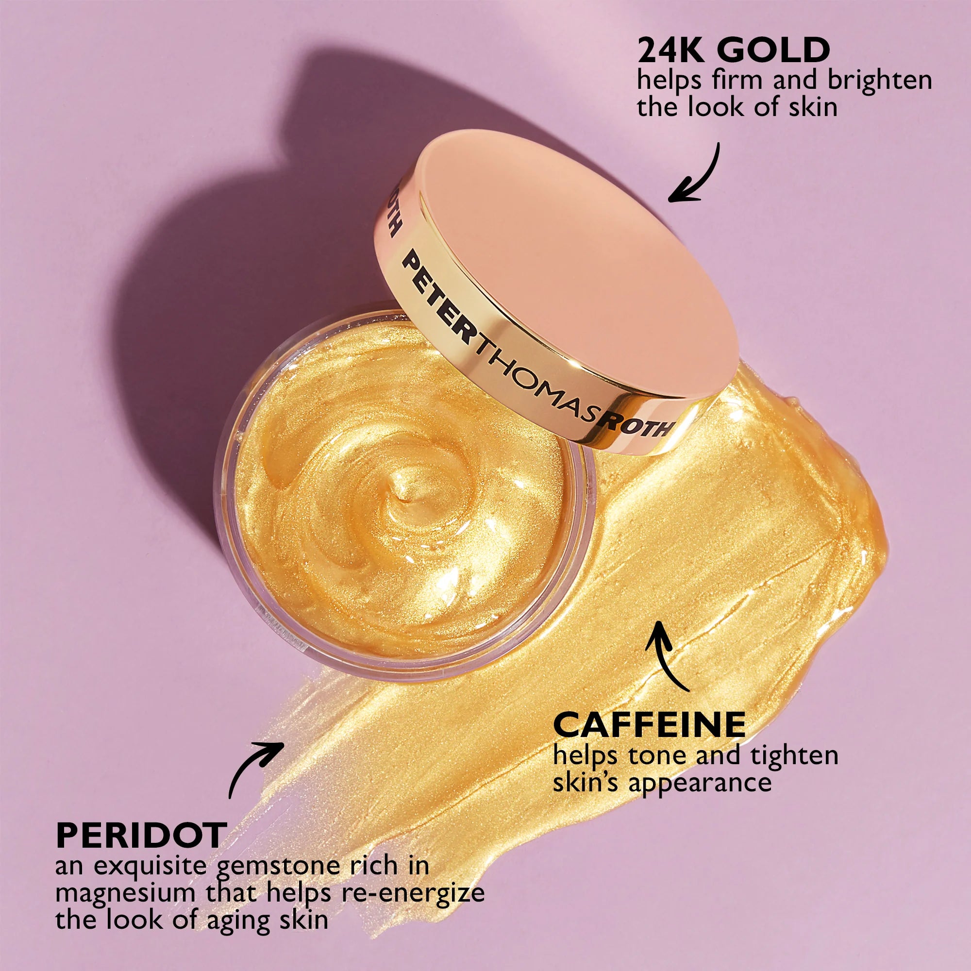 Qızıl tərkibli lifting və möhkəmləndirici üz maskası 150 ml