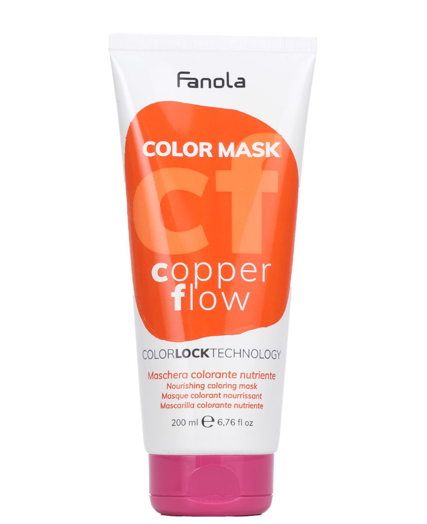 Fanola Color Mask Total Black Окрашивающая маска 200 мл