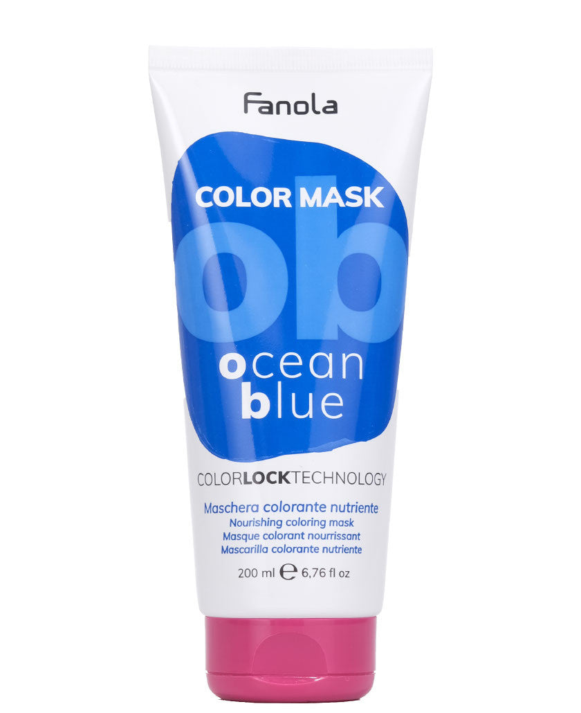 Fanola Color Mask Total Black Окрашивающая маска 200 мл