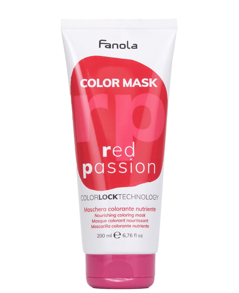 Fanola Color Mask Total Black Окрашивающая маска 200 мл