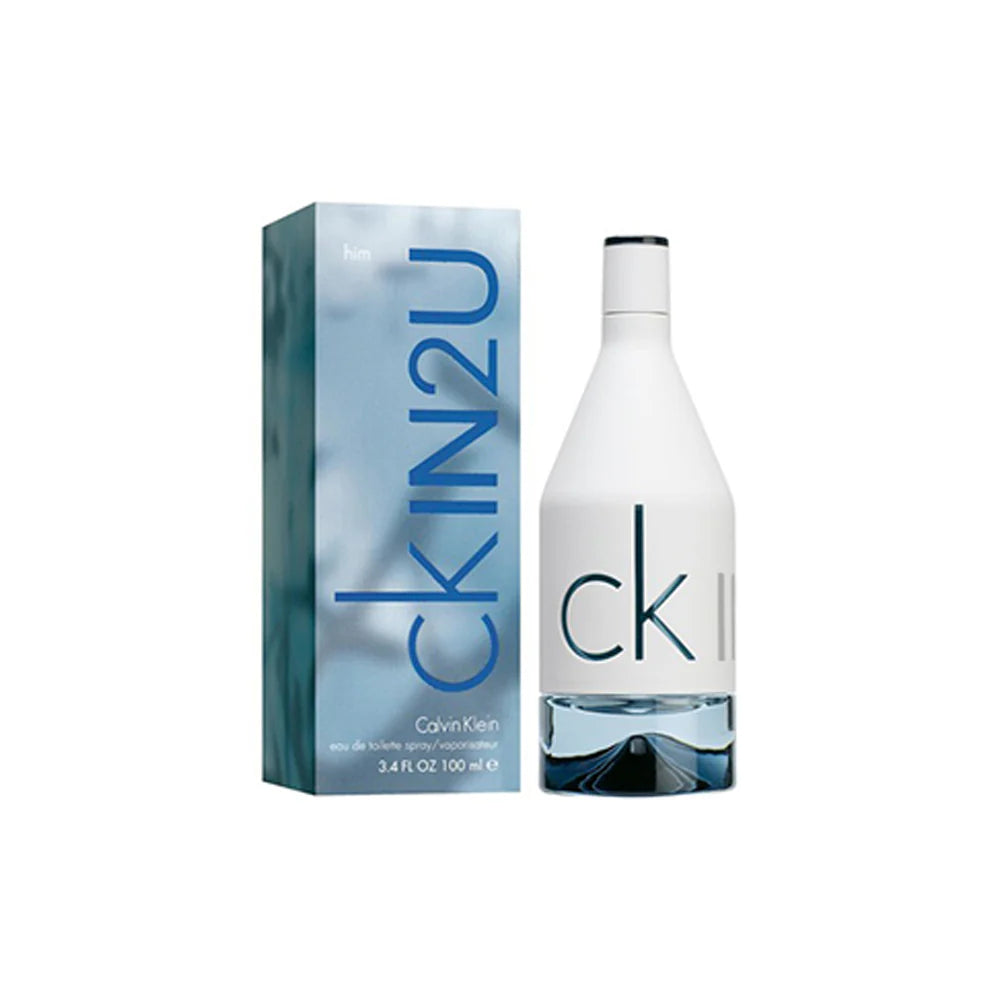 Calvin Klein CK IN2U for Men Eau de Toilette 100 ml perfume bottle with box