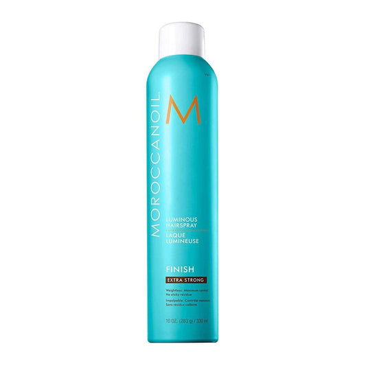 Parlaqlıq üçün saç spreyi MoroccanOil Luminous Hairspray Medium 330 ml