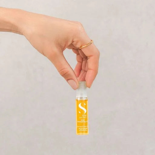 Alfaparf Semi Di Lino Reconstruction SOS Emergency Oil 6×13 ml – Zədələnmiş saçlar üçün intensiv yağ ampulları