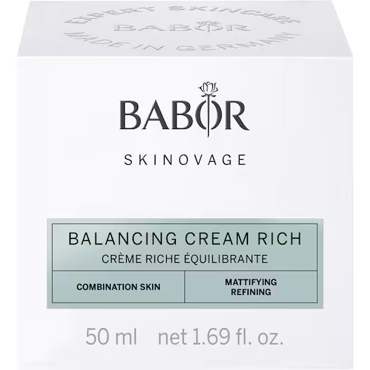 Babor Skinovage Balancing Cream Rich 50 ml – qarışıq dəri üçün balanslaşdırıcı və matlaşdırıcı krem
