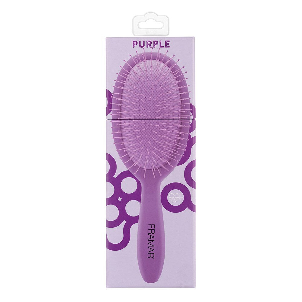 Purple Reign Detangle Brush dolaşıqsız daranma darağı