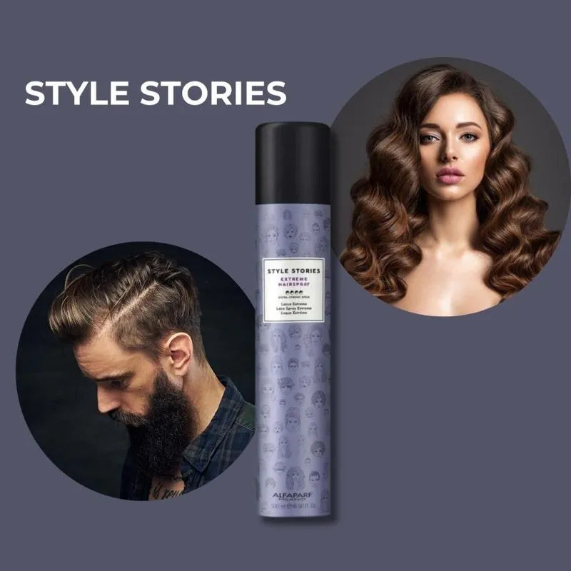 Alfaparf Style Stories Extreme Hairspray – ekstra güclü saç spreyi 500 ml