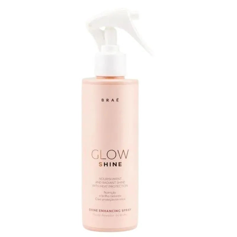 BRAÉ Glow Shine Leave-in Spray 200 ml parıltı verən və termal qoruyucu saç spreyi