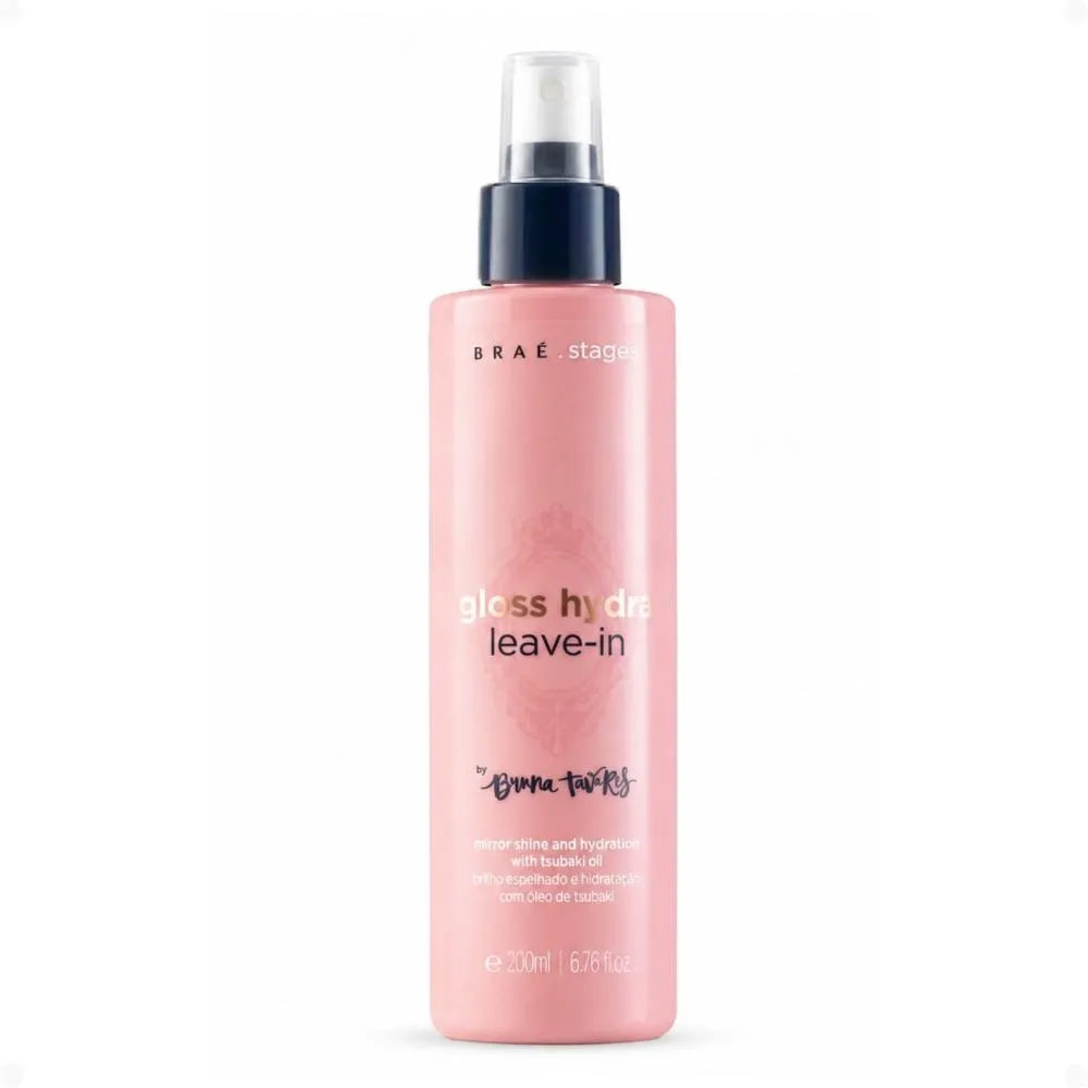 BRAÉ Stages by Bruna Tavares Gloss Hydra Leave-in 200 ml parıltı verən saç spreyi