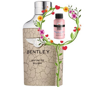 Bentley Infinite Rush EDT 60ml men's fragrance bottle with box on white background