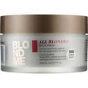 Schwarzkopf BlondMe All Blondes Rich Mask 200 ml blond saçlar üçün qidalandırıcı maska

