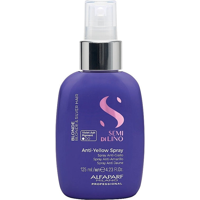 Alfaparf Semi Di Lino Blonde Anti-Yellow Spray 125 ml – sarı tonu neytrallaşdıran sprey (Daraq Store, Bakı)
