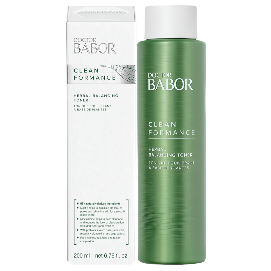 Doctor Babor Cleanformance Herbal Balancing Toner 200 ml – yağlı və qarışıq dəri üçün balanslaşdırıcı üz toniki
