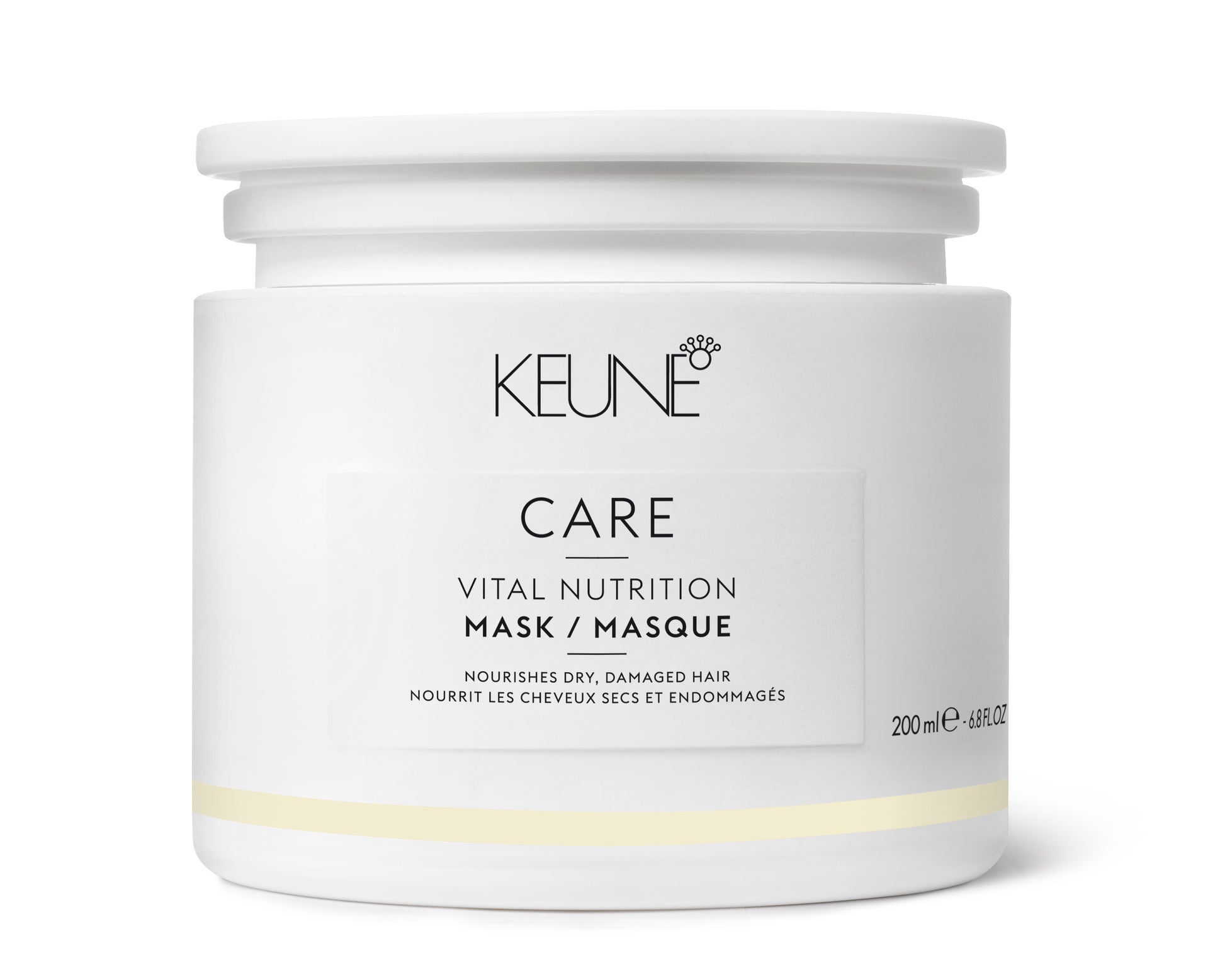 Keune Care Vital Nutrition Mask 200 ml – quru və zədələnmiş saçlar üçün bərpaedici saç maskası
