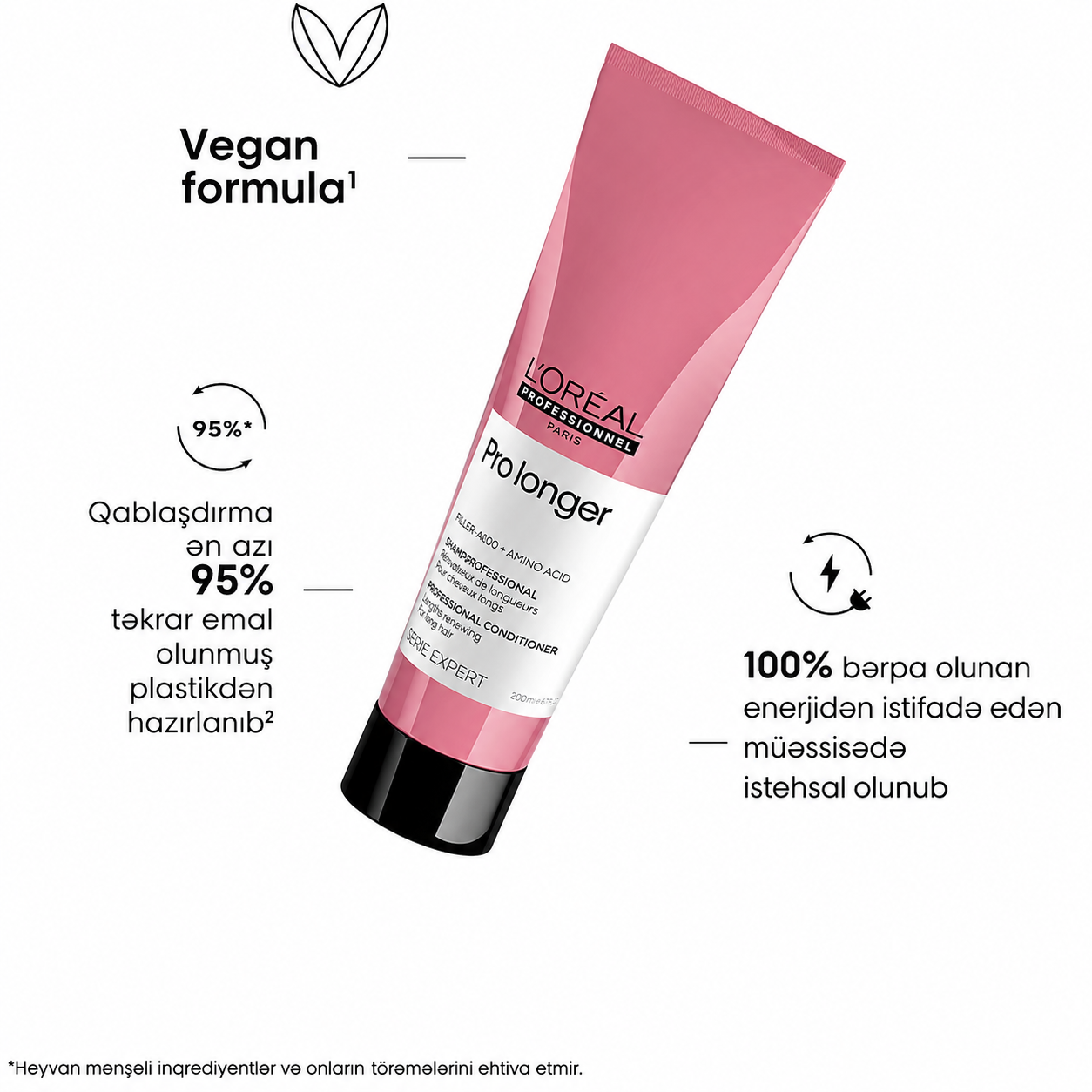 Uzun saçlar üçün bərpaedici kondisioner 200 ml