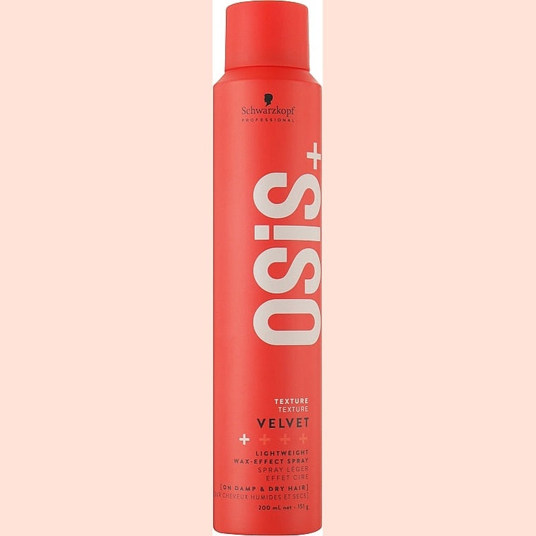 Schwarzkopf Osis+ Velvet tekstura spreyi – yüngül mum effekti (bütün saç tipləri)
