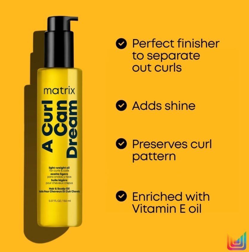 Buruq Saçlar üçün Yüngül Yağ