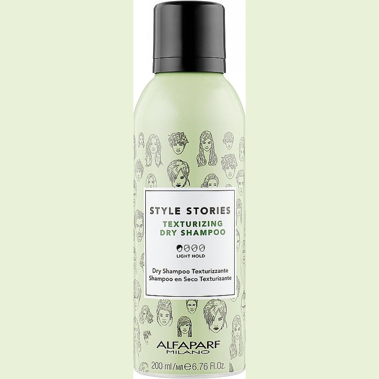 Alfaparf Style Stories Texturizing Dry Shampoo 200 ml – yağ udan, həcm verən quru şampun (Daraq Store)

