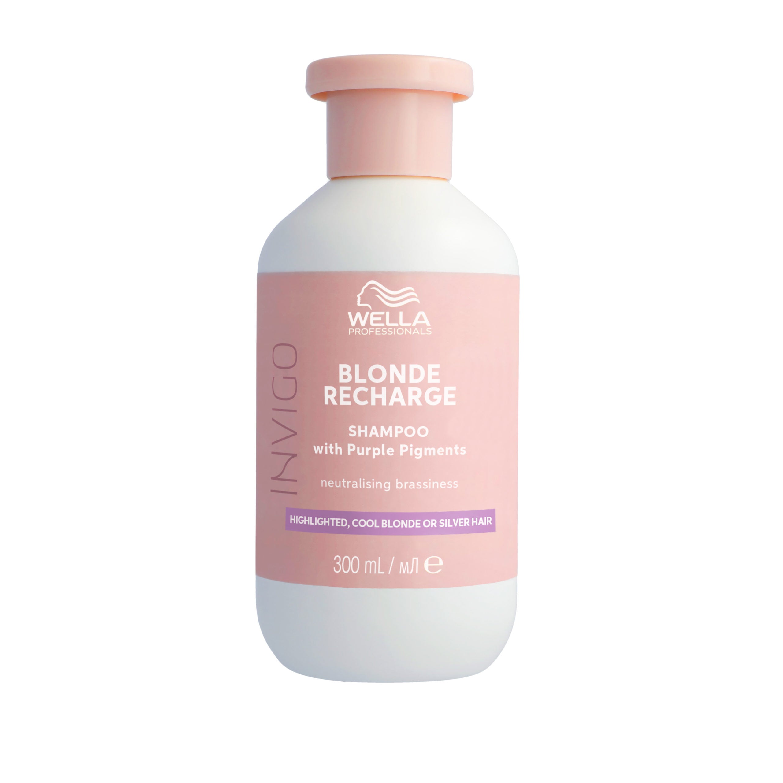 Wella Professionals Invigo Blonde Recharge Purple Shampoo 300 ml – sarılıq əleyhinə bənövşəyi şampun
