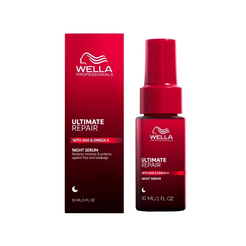 Wella Professionals Ultimate Repair Night Serum 30 ml – AHA & Omega-9 ilə gecə saç serumu

