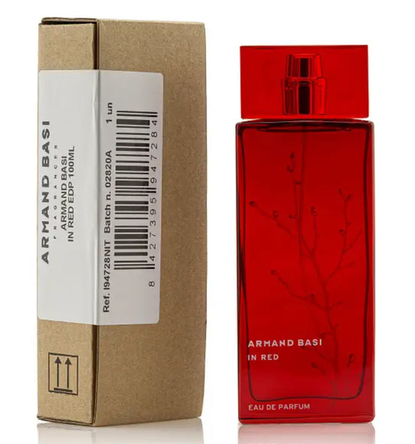 Armand Basi In Red EDP 100ml tester bottle with box (romantic floral fruity women's fragrance)
