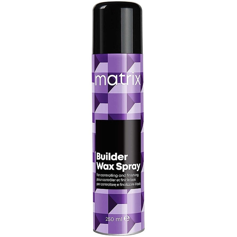 Matrix Builder Wax Spray 250 ml – tekstura, parıltı və elastik bərkitmə üçün mum sprey

