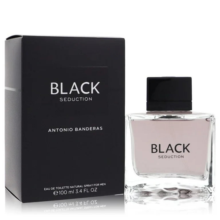 Antonio Banderas Black Seduction Eau de Toilette 100ml bottle with box (fresh aromatic sweet men's fragrance)
