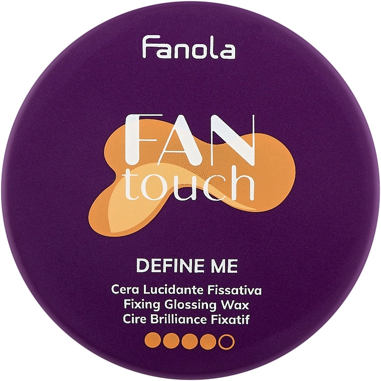 Fanola Fan Touch Define Me – parıldadıcı fiksasiya mumu (Fixing Glossing Wax)
