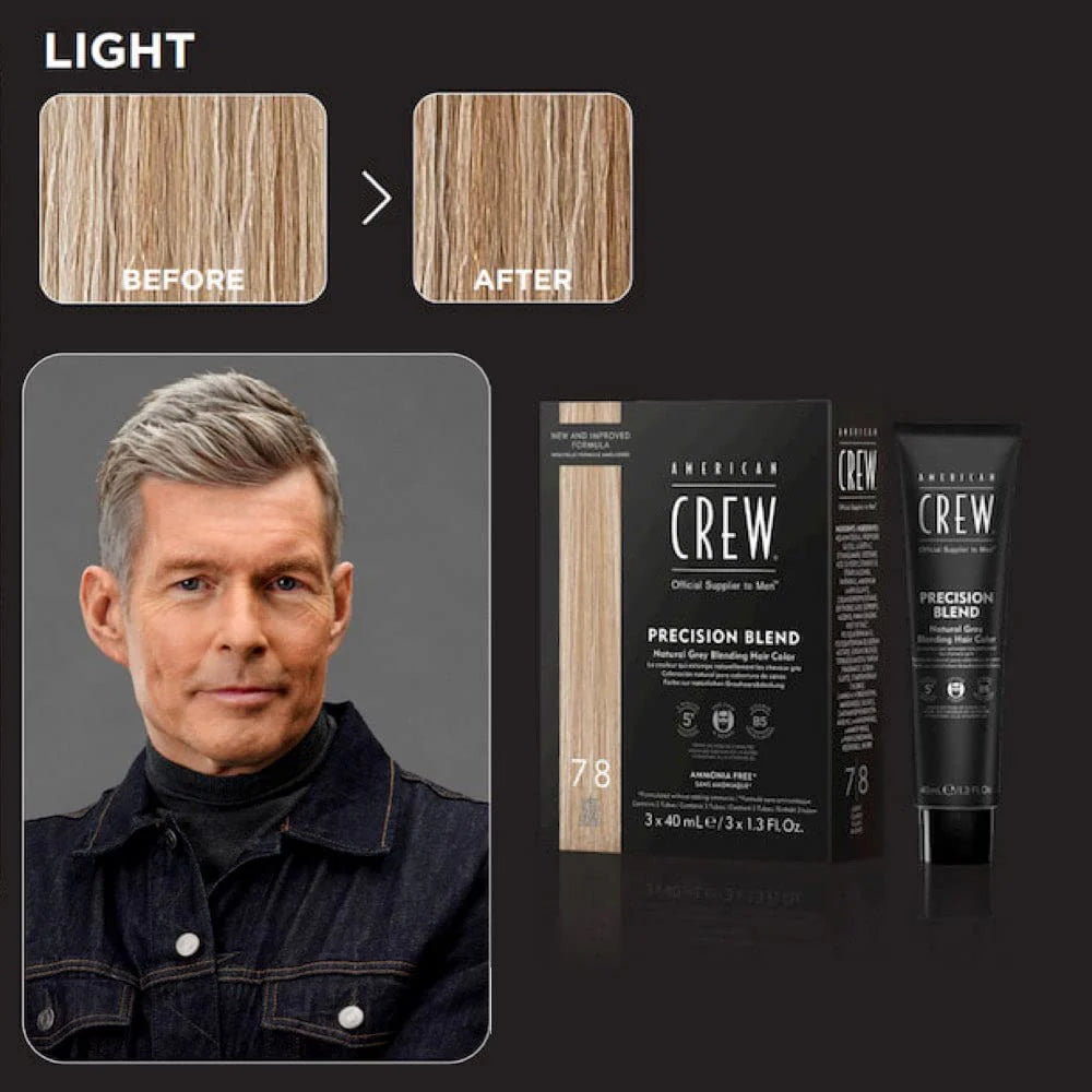 American Crew Precision Blend kişi saç boyası 3x40 ml