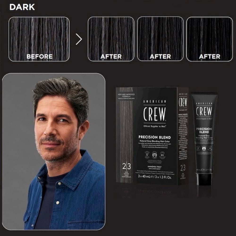 American Crew Precision Blend kişi saç boyası 3x40 ml