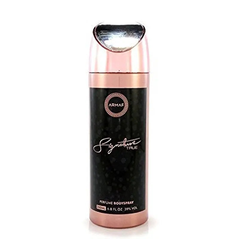 Armaf Signature True perfume body spray 200ml black bottle product photo
