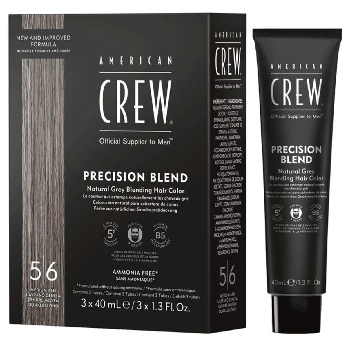 American Crew Precision Blend kişi saç boyası 3x40 ml