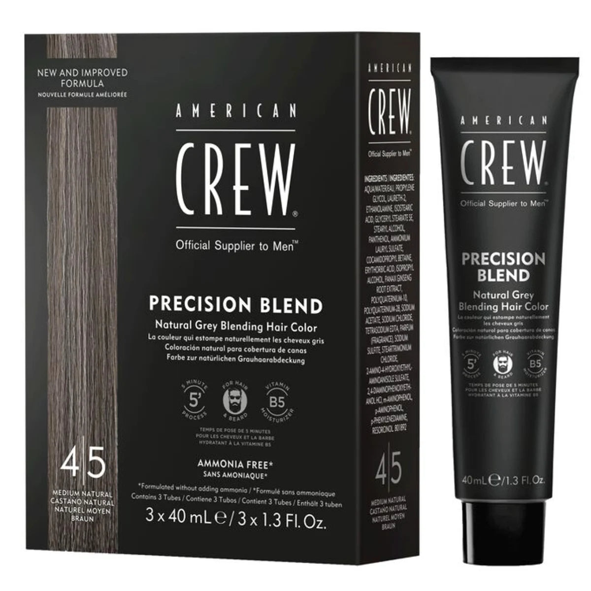 American Crew Precision Blend kişi saç boyası 3x40 ml