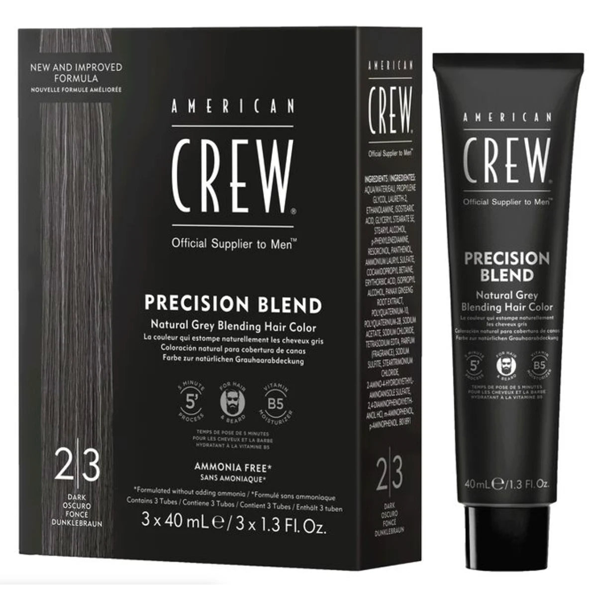 American Crew Precision Blend kişi saç boyası 3x40 ml