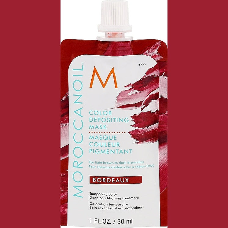 Moroccanoil Color Depositing Mask Bordeaux 30 ml – Müvəqqəti Rəng & Dərin Qidalandıran Mask
