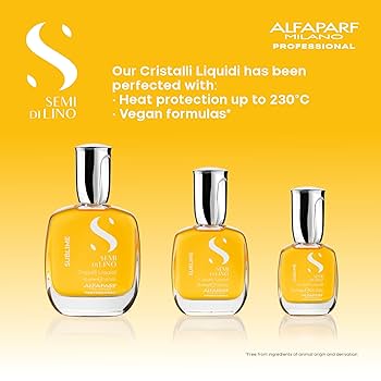 Alfaparf Milano Semi Di Lino Sublime Cristalli Liquidi 30 ml – Saç üçün Maye Kristallar