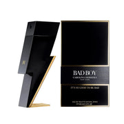 Carolina Herrera Bad Boy Eau de Toilette for Men 100 ml lightning bolt perfume bottle with box