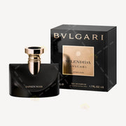 BVLGARI Splendida Jasmin Noir Eau de Parfum 100 ml flakonu və qutusu — dərin və eleqant qadın ətri
