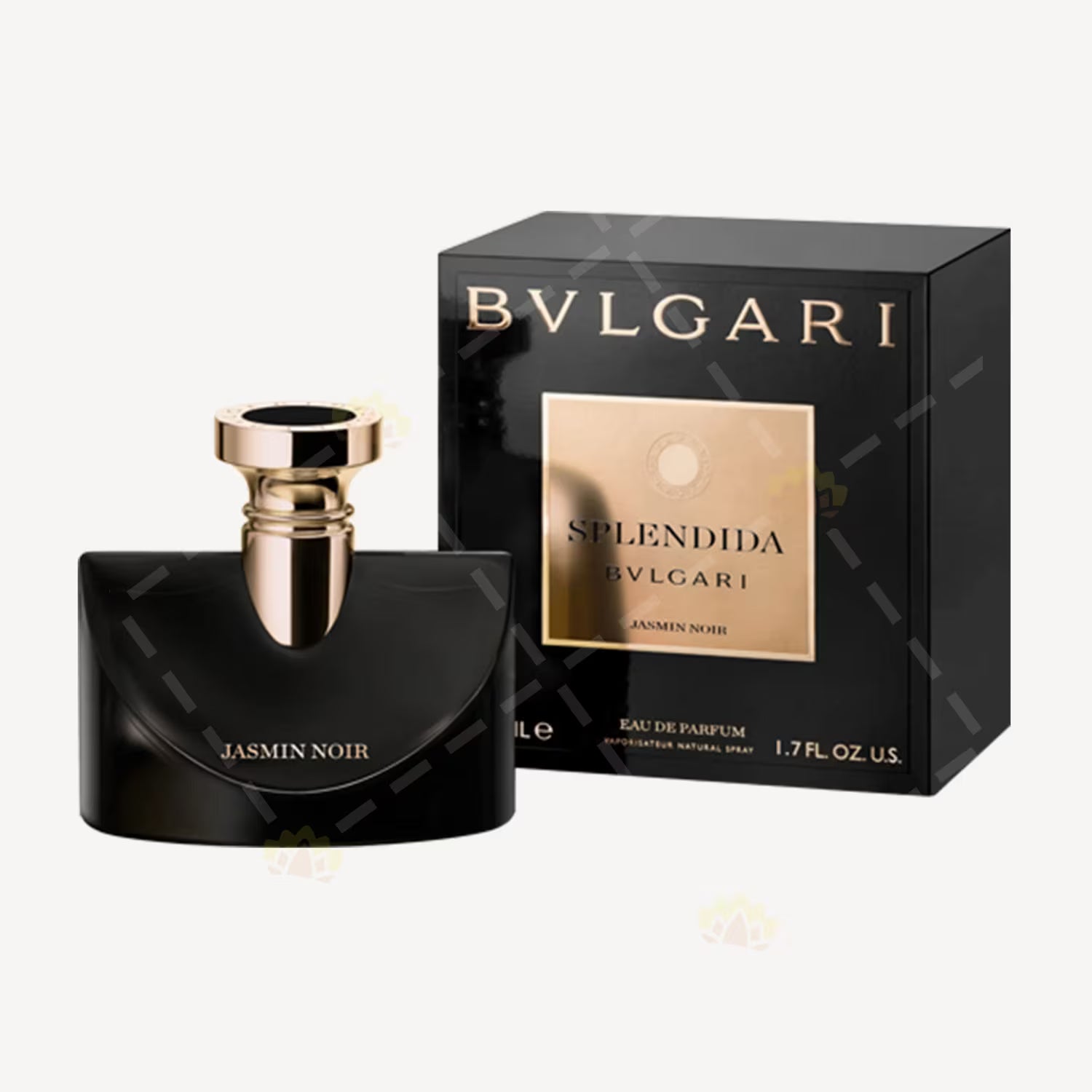 BVLGARI Splendida Jasmin Noir Eau de Parfum 100 ml flakonu və qutusu — dərin və eleqant qadın ətri
