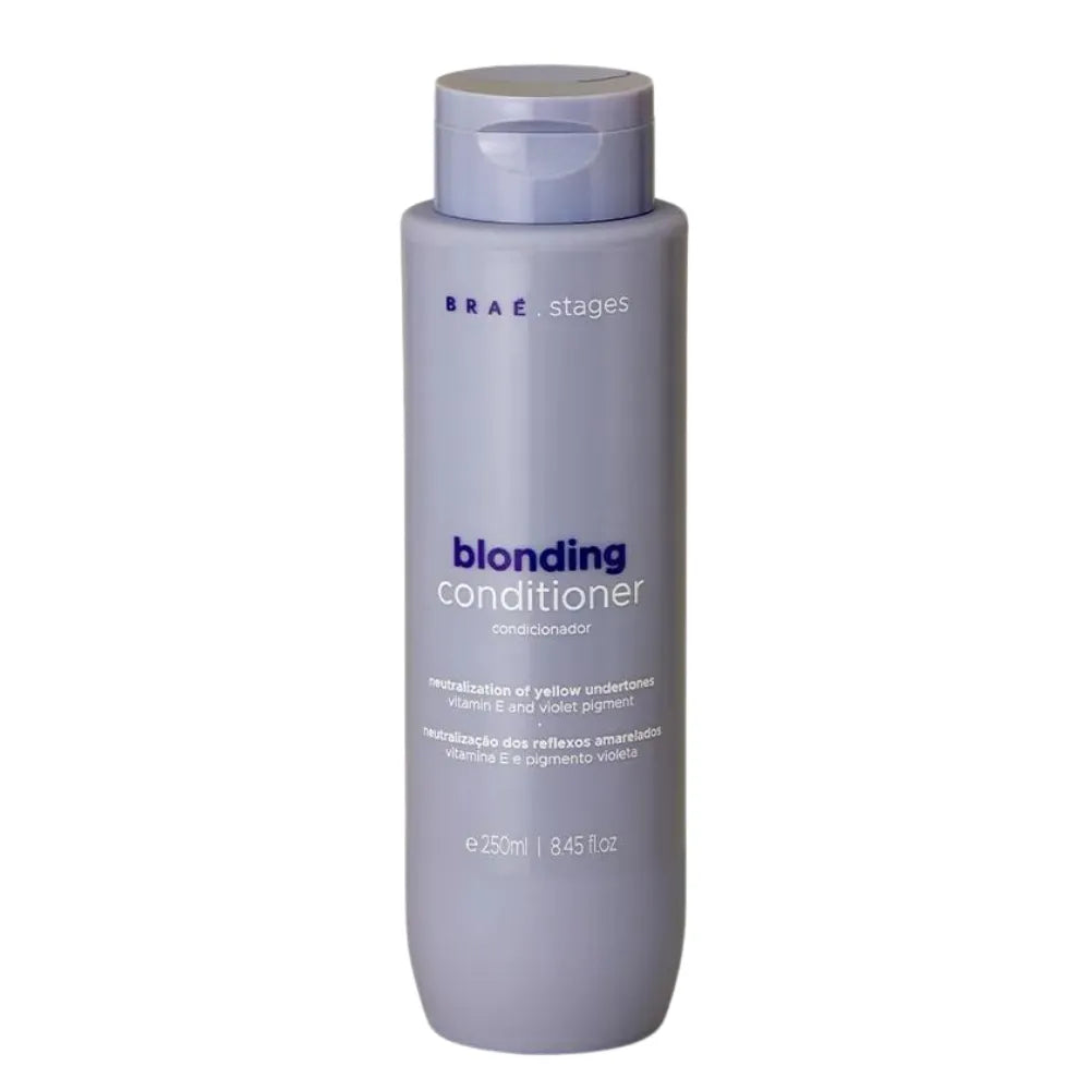 BRAÉ Stages Blonding Conditioner 250 ml sarı və açılmış saçlar üçün tonlaşdırıcı kondisioner