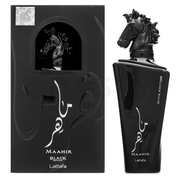 Lattafa Maahir Black Edition EDP 100ml perfume bottle and box
