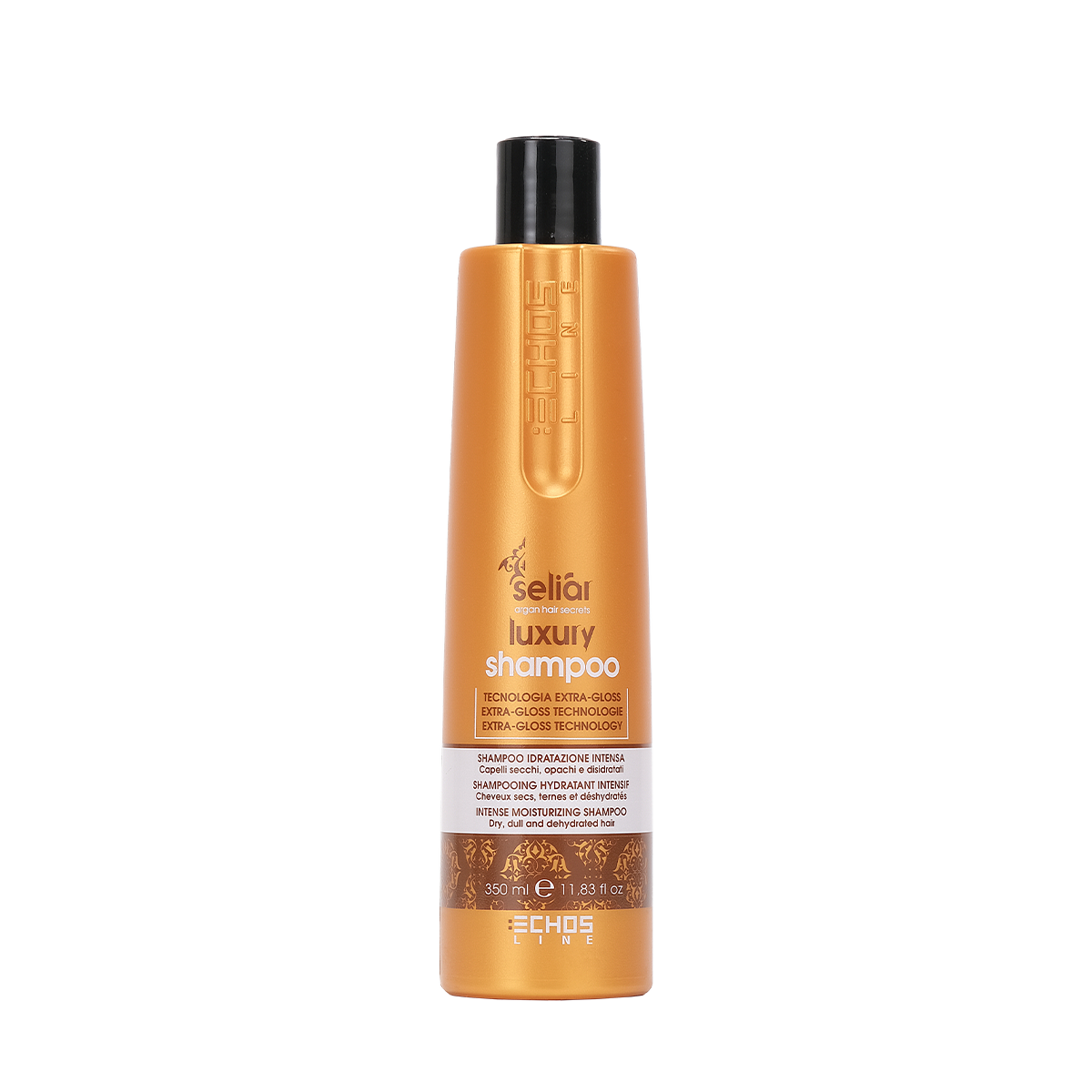 Quru və mat saçlar üçün lüks nəmləndirici professional şampun 350 ml