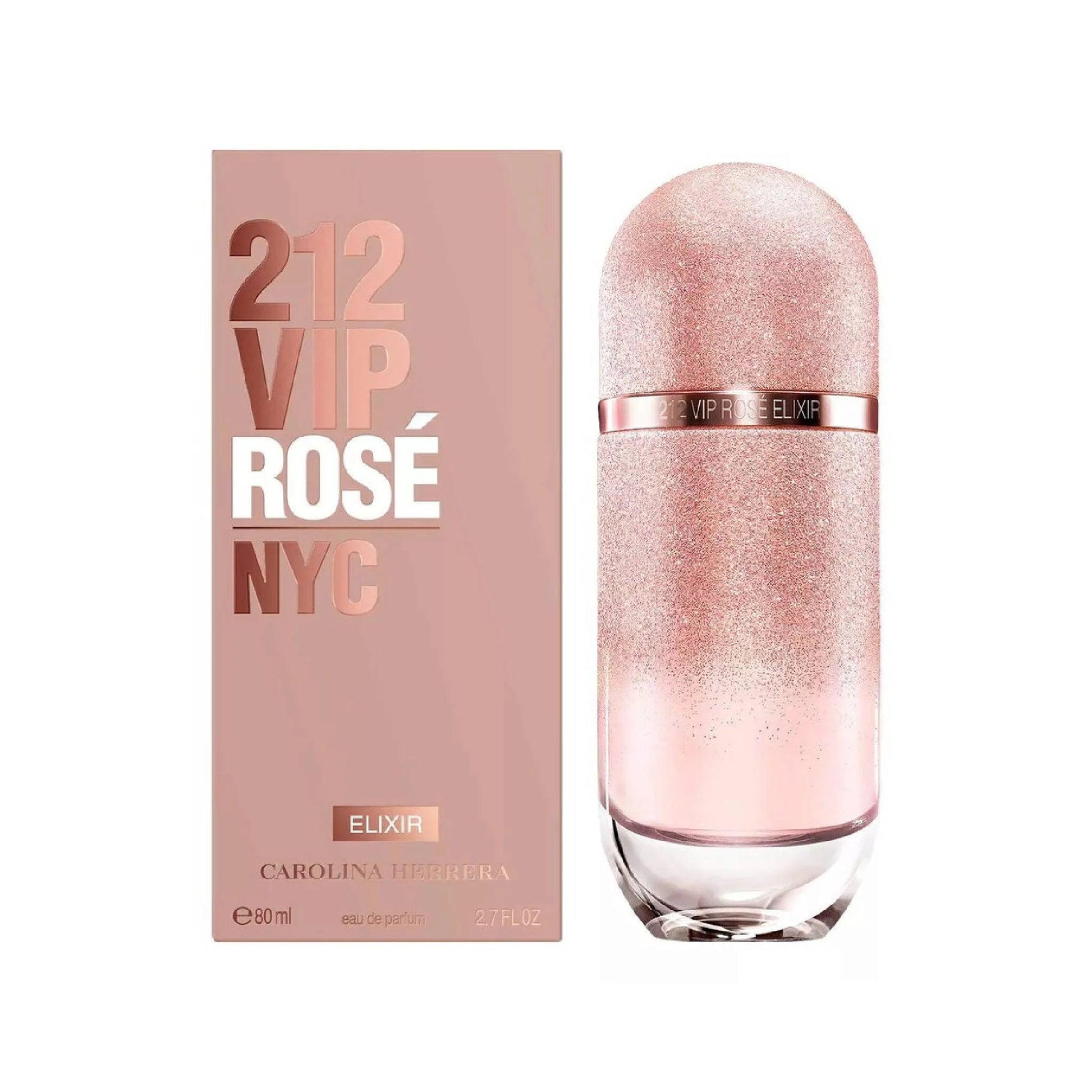Carolina Herrera 212 VIP Rosé Elixir Eau de Parfum for Women 80 ml perfume bottle with box
