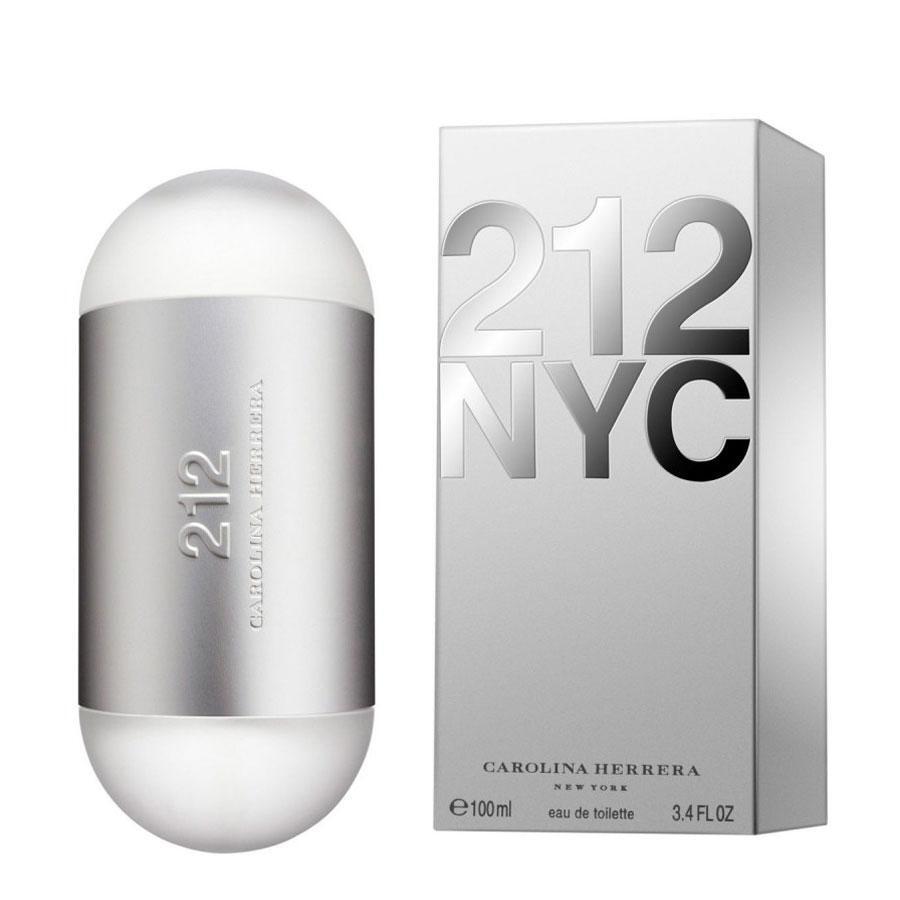 Carolina Herrera 212 NYC Eau de Toilette 100 ml perfume bottle with box
