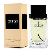 Carolina Herrera Chic For Men Eau de Toilette 100 ml perfume bottle with box
