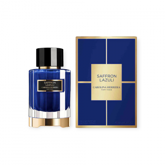 Carolina Herrera Confidential Saffron Lazuli Eau de Parfum Unisex 100 ml blue perfume bottle with box